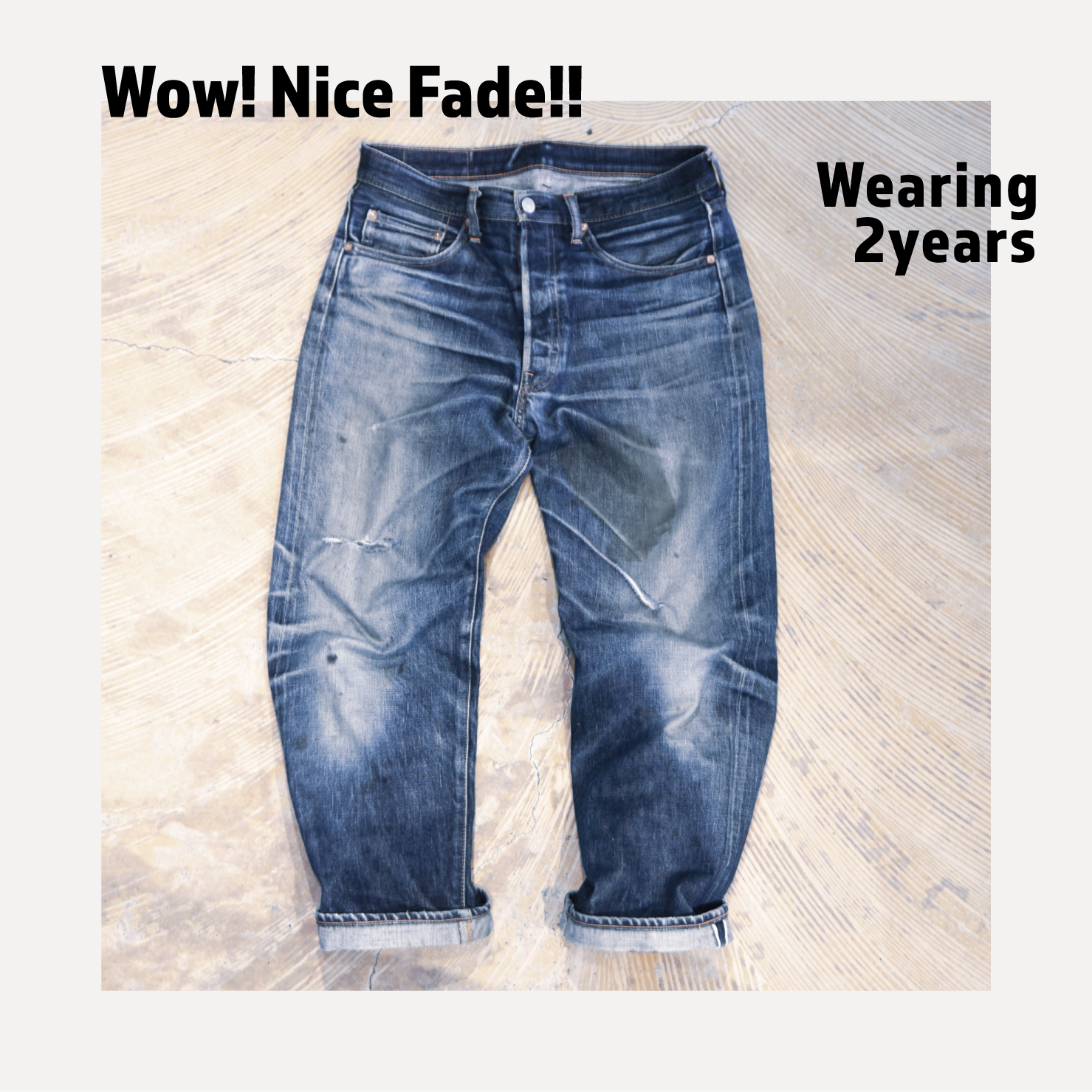 Wow! Nice Fade!! Nocomply Jeans NC66E-70 ｜XX DEVELOPMENT｜ダブル