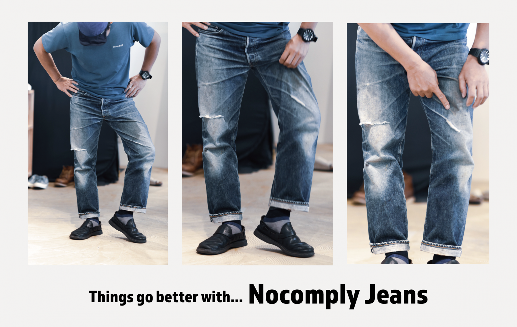 Wow! Nice Fade!! Nocomply Jeans NC66E-70 ｜XX DEVELOPMENT｜ダブル